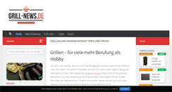 Desktop Screenshot of grill-news.de